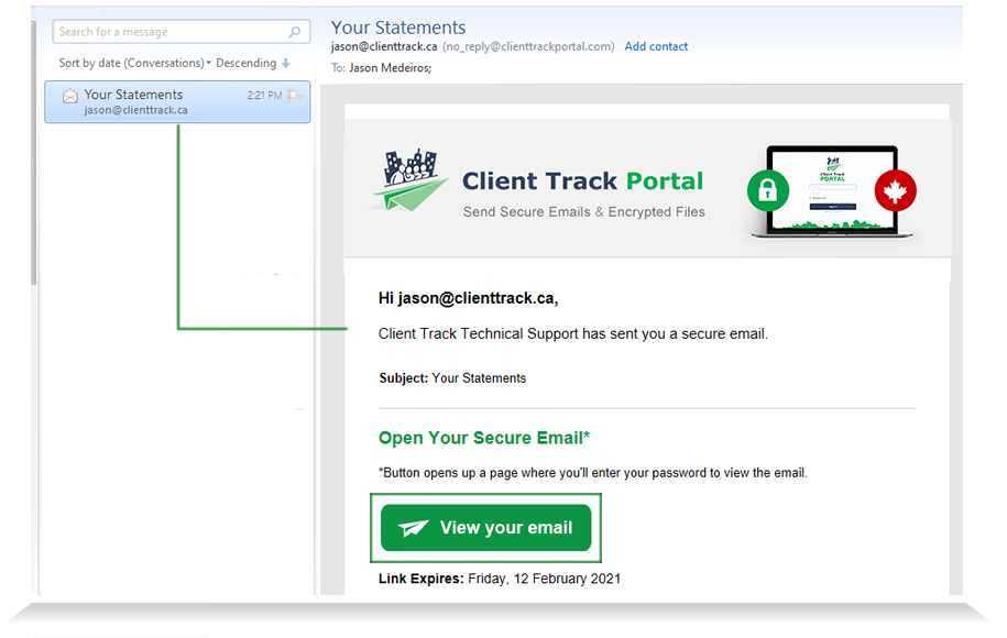 secure email client